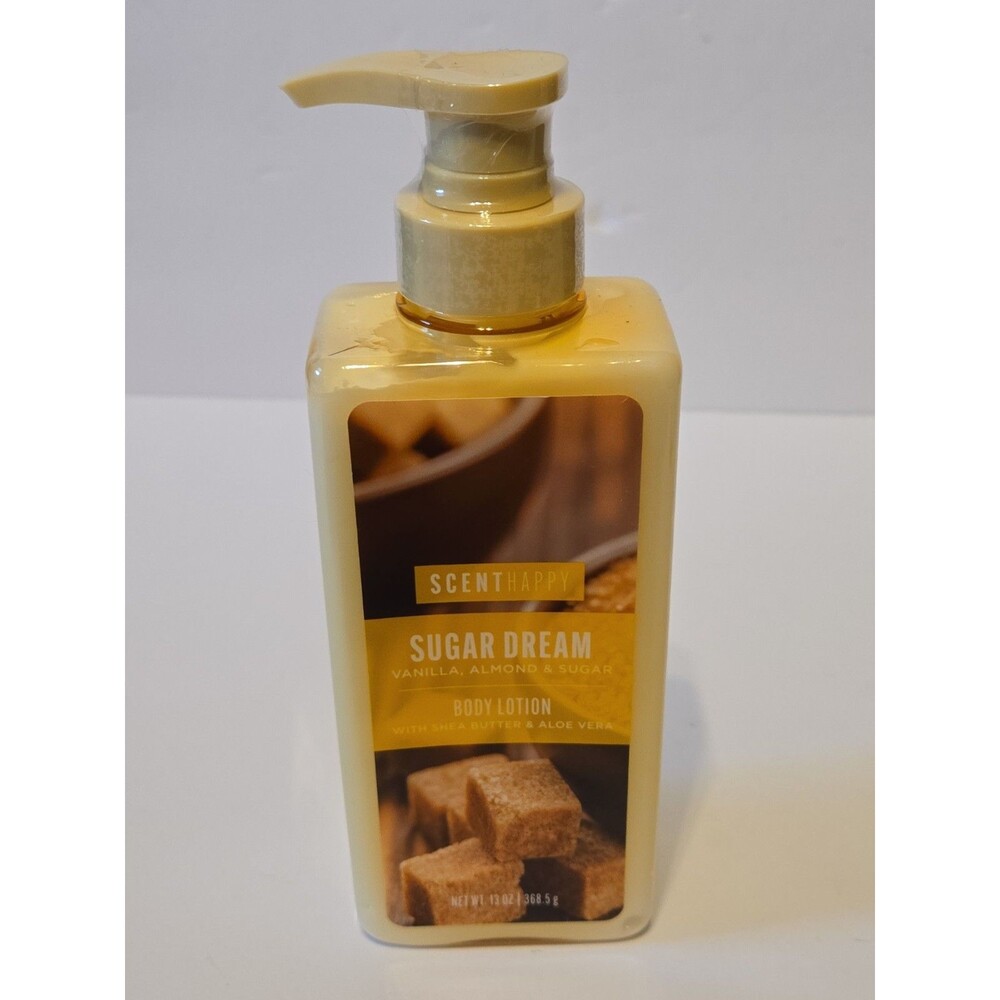 Scent Happy Sugar Dream Vanilla,Almond & Sugar Body Lotion 13oz Shea Butter Aloe